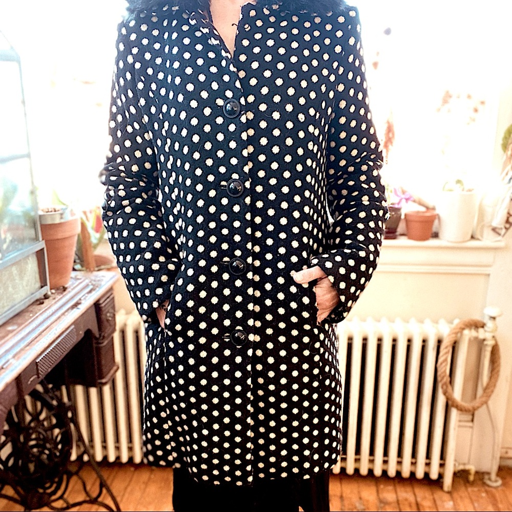 Merona Polka Dot Coat